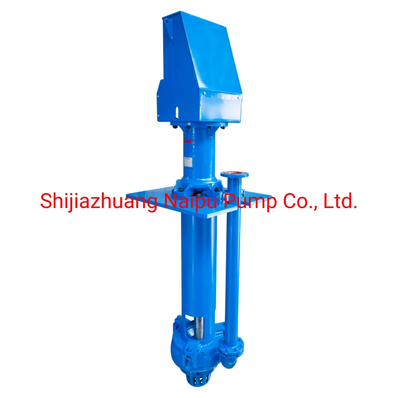 Drilling Fluids Vertical Rubber Submersible Slurry Pump 20m³ /H Capacity for Mining with Motor