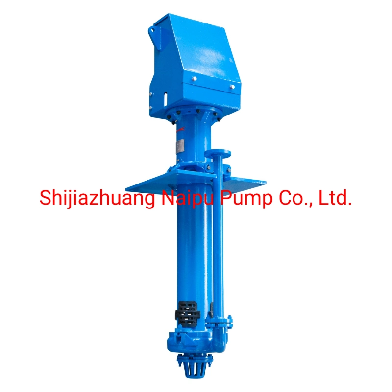 Drilling Fluids Vertical Rubber Submersible Slurry Pump 20m³ /H Capacity for Mining with Motor