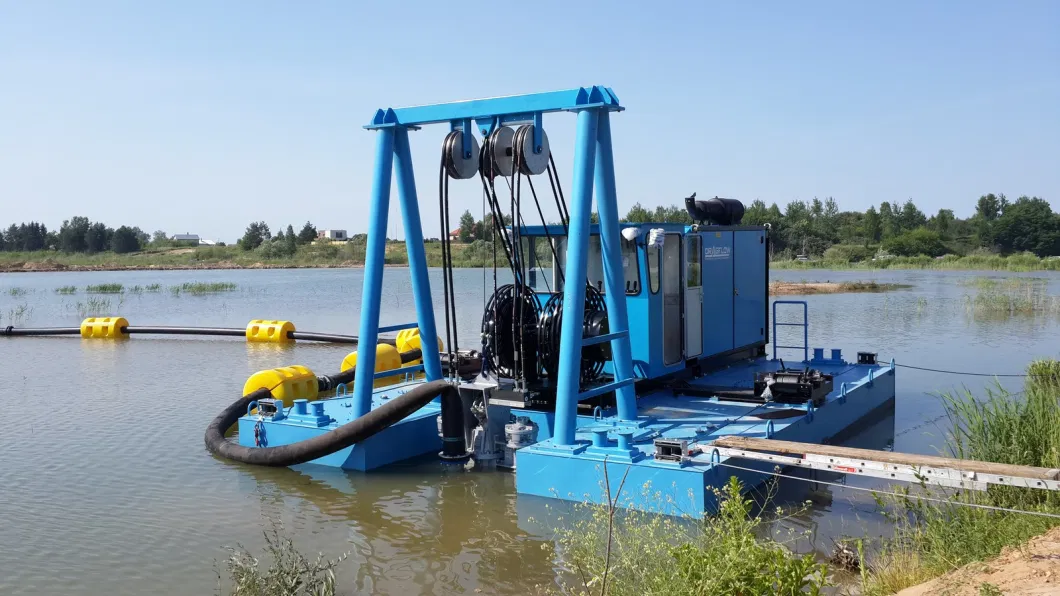 High Concentration Conveying Submersible Slurry Pump for Land Reclamation (1000 m³ /h, 55m, 80 kW)