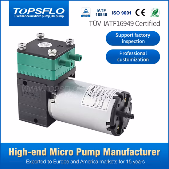Low Noise Small Size DC Air Pump for Medical Equipment