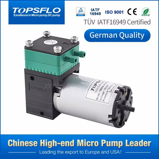 Micro pompe à vide haute performance en Chine/micro pompe à air/pompe à vide à pression à diaphragme CC/mini usine de pompe à air de compresseur
