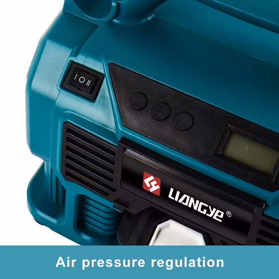 Liangye Pompe à air portative sans fil de gonfleur de pneu de voiture des outils électriques 18V à piles